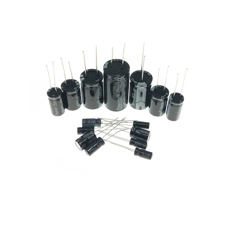 Aluminum Electrolytic Capacitor 6.3V 10V 16V 25V 35V 50V 63V 100V 400V 450V 10 47UF 100UF 220UF 330UF 470UF 680UF 1000UF 1500UF