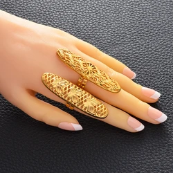 Anniyo Long Ring for Women Hand Ring Arab Middle East African Butterfly Rings Wedding Birthday party Item #236406