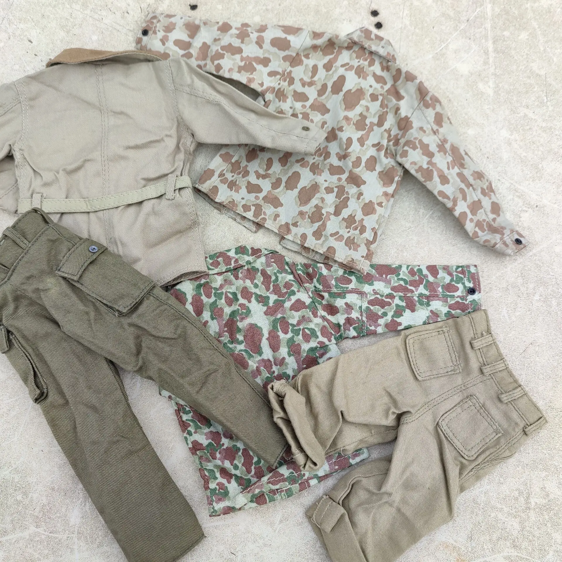 Actionfigur im Maßstab 1:6, Soldat, Militäruniform, Veyron WWII, US-Armee, Cam-Anzug, General Combat-Hosen-Set, passend für 12-Zoll-Körperfiguren