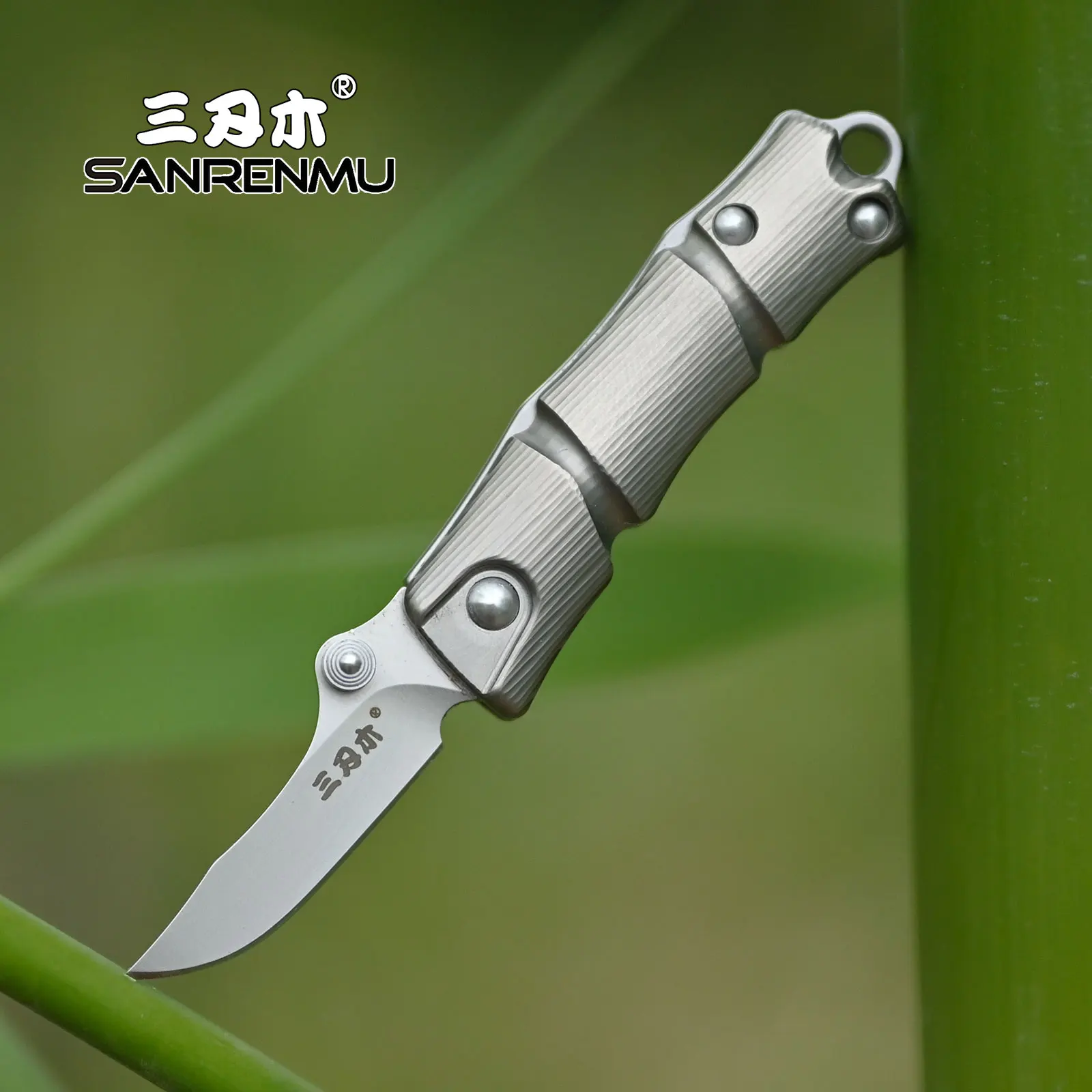 SANRENMU 6328 Mini Pendants VG10 Outdoor Camping Necklace With Edc Rescue Tools  Exquisite Gift Pocket Folding Knife Titanium