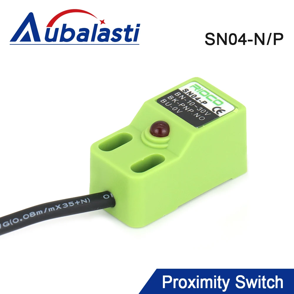 Aubalasti 금속 감지 센서 SN04-N/P 10-30VDC 금속 검사 용 유도 근접 스위치 NPN PNP NC NO 3 선