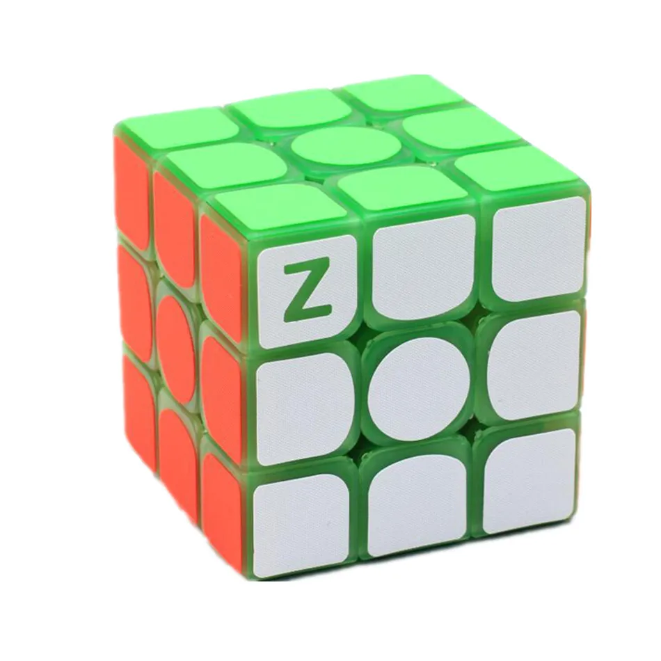 Zcube Glow in the Dark 3x3x3 Magic Speed Cube Puzzle Cubo Magico Professional Learning&Educational Classic Toys Cube