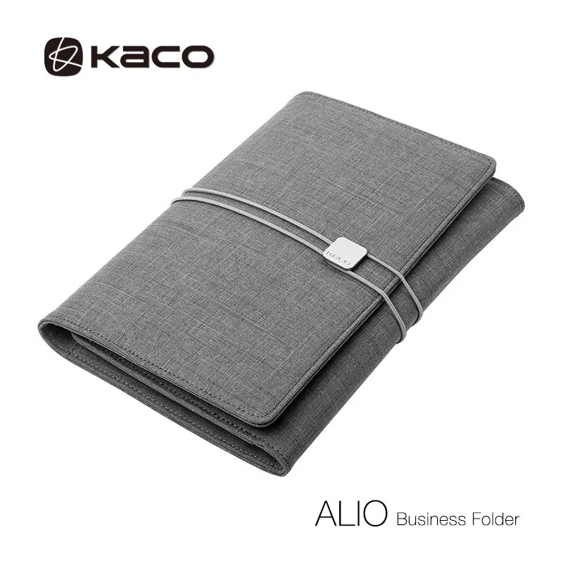 High-end Kaco ALio Business  Office Notebook Multi-Function A5 Meeting Minutes with Kaco Gel Pen  Waterproof and Antifouling