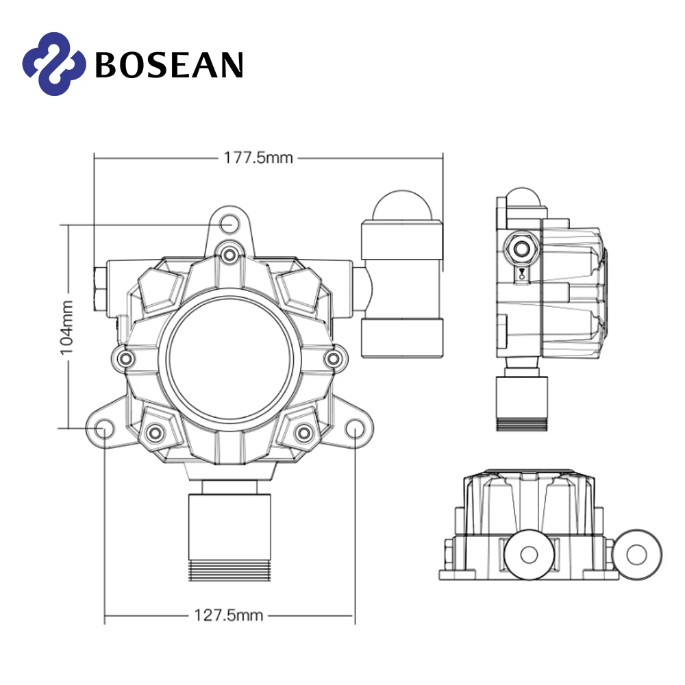 Imagem -06 - Bossean H2s Industrial 0100ppm