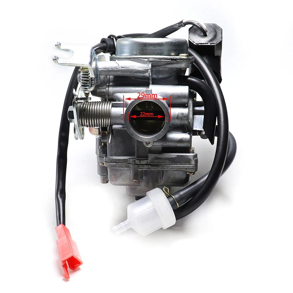 22mm Carb Motorcycle Carburetor for Chinese PD22J 50cc 60cc 80cc 100cc 139QMB 139QMA Scooter Moped ATV Go-Kart