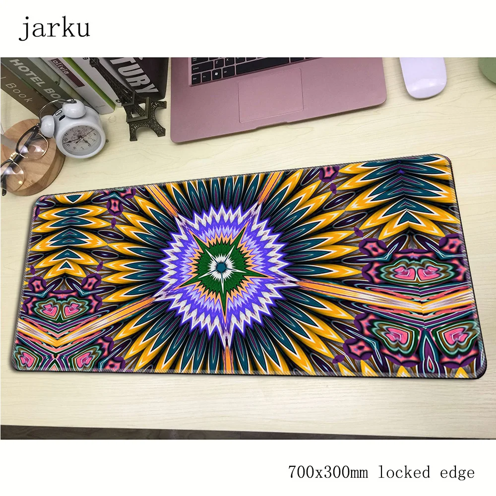 Kaleidoscope mouse pad High quality gaming mousepad anime 80x40cm office notbook desk mat HD print padmouse games pc gamer mats