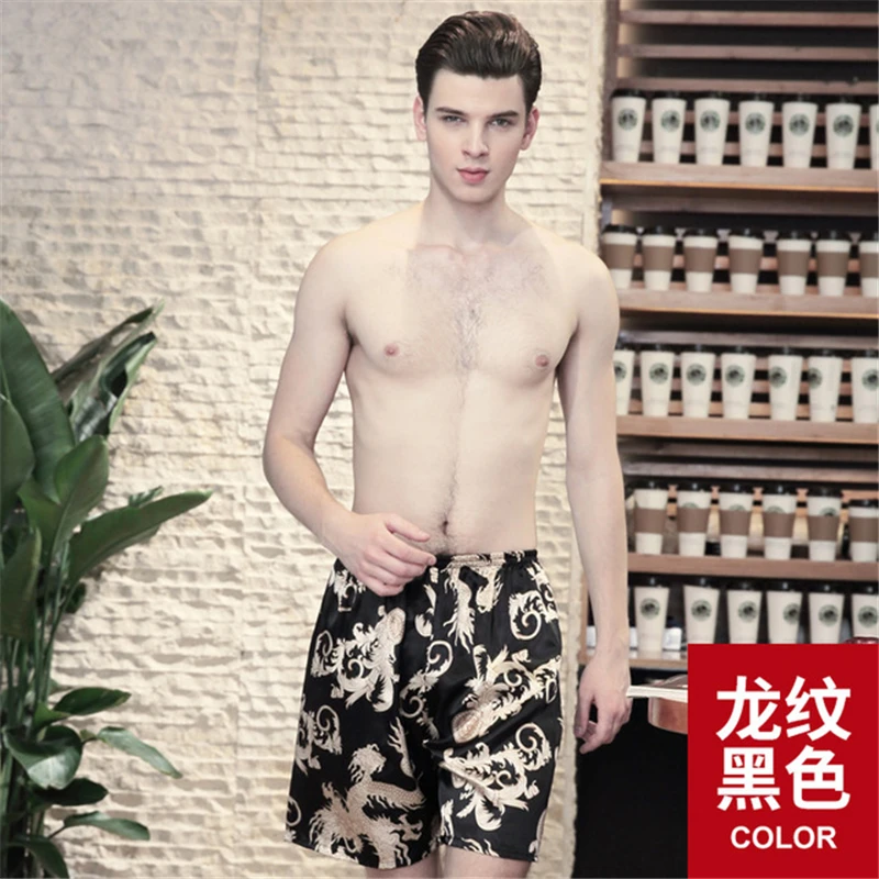 Pantalones cortos para dormir para hombre, traje de primavera y verano, servicio a domicilio, ropa informal a la moda, azul marino, novedad de 2020