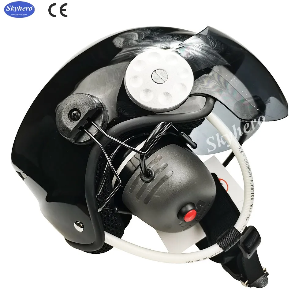 EN966 Standard Noise Cancelling Paramotor Helmet, PPG Paramotoring Headset，drop shipping