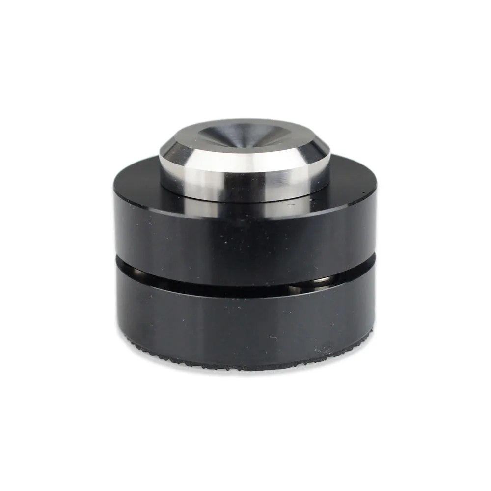 38.5mm Aluminium Speaker Spike Pad Steel Ball Ceramics Ball Shock-absorbing Isolation Stand Feet Damping Nail