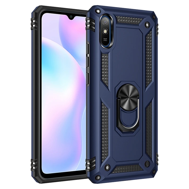 

Luxury Armor Case For Xiaom Redmi 7A 8A 9A 9C Note 8 9 9S 10S 10 Pro Max Mi 9T 10T 11 Lite Shockproof Hybrid Phone Cover Holder