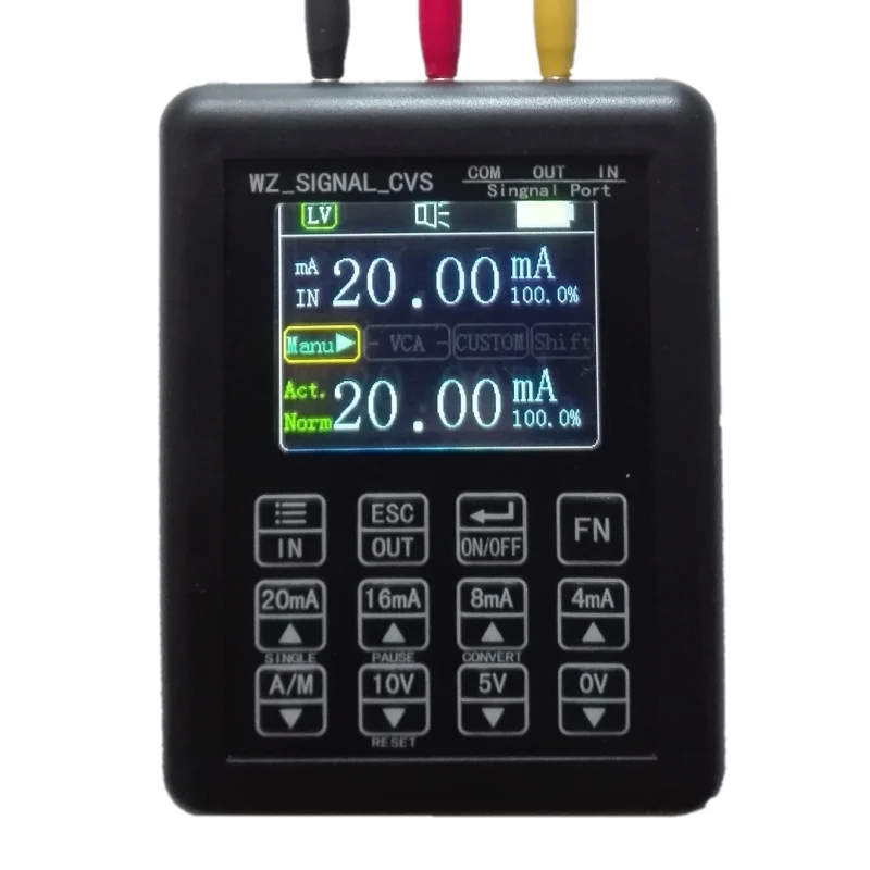 Simulateur analogique à tension réglable 0-10V 4-20ma, générateur de Signal, Sources émetteur, calibrateur