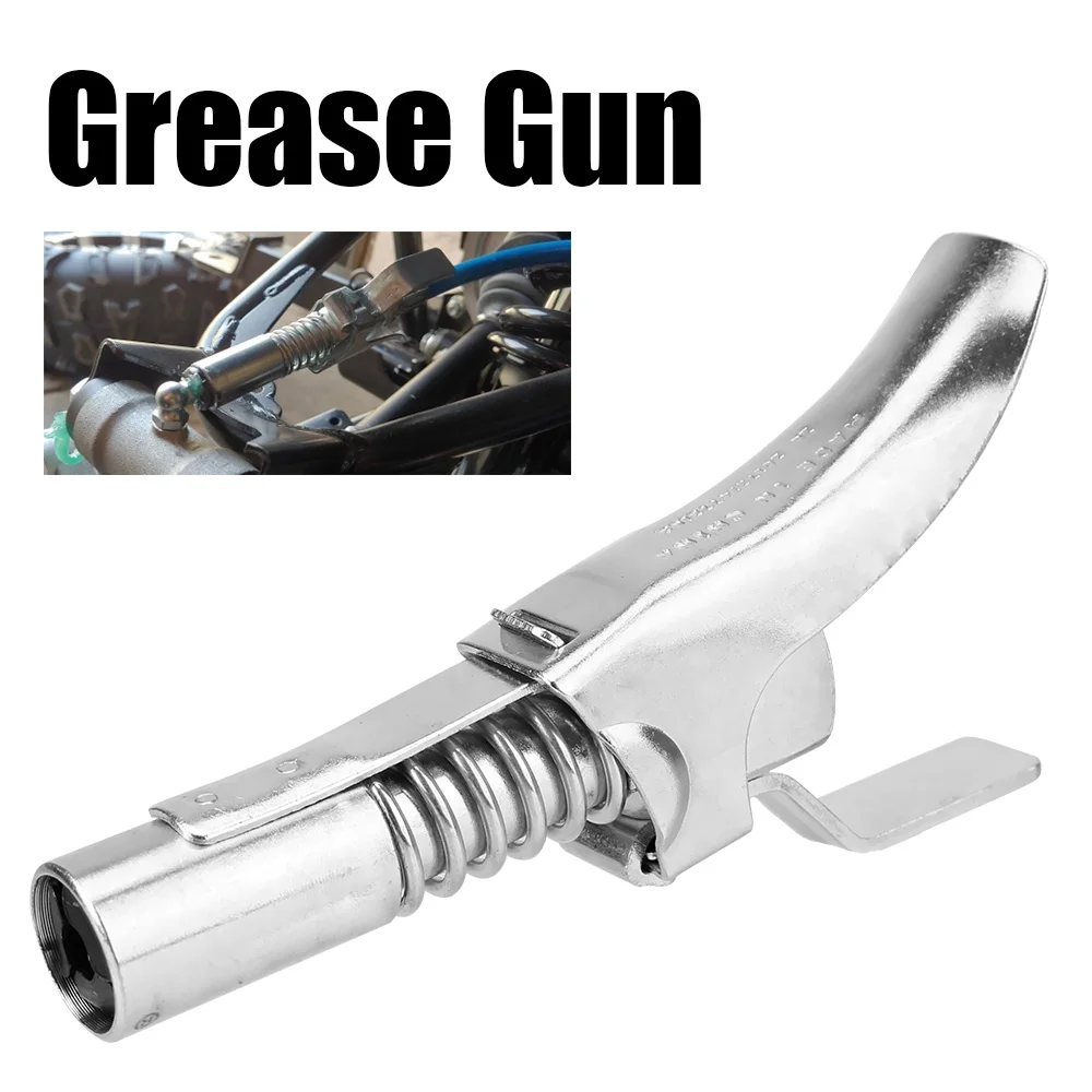 

Car Accessories Grease Gun Coupler High Pressure Nozzle Tube Adapter Hose Quick Release Tools 1/8" NPT SAE Metric Zerk Fitting