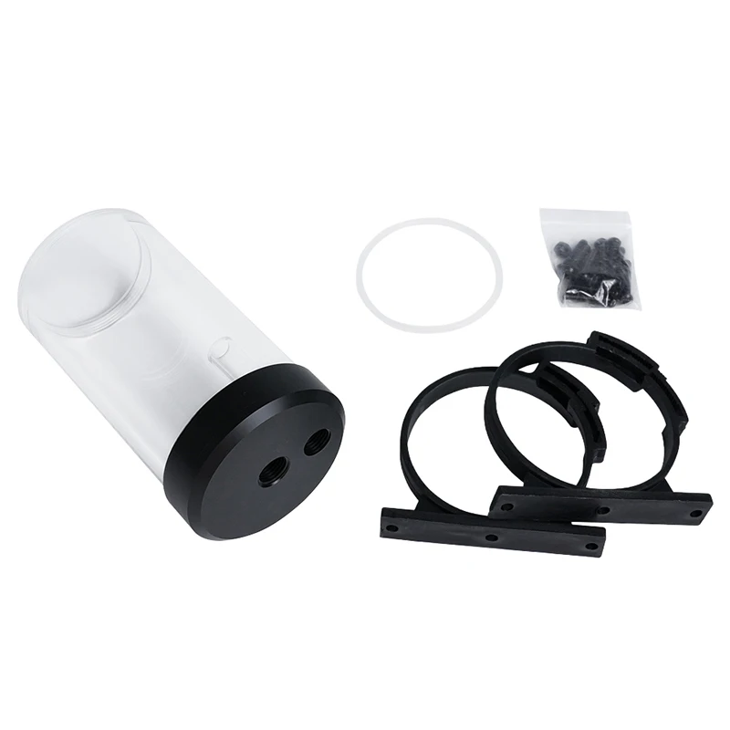 Barrow Integrated Cylinder 65MM Diameter Water Tank Split Water Cooling Combo Reservoir For D5 Pump,PMMA/POM G1/4 ,YKD5G65