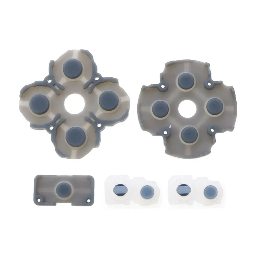 YuXi Bantalan Karet Konduktif untuk Bagian Pengganti Bantalan Tombol Silikon Pengendali Sony Playstation 5 PS5