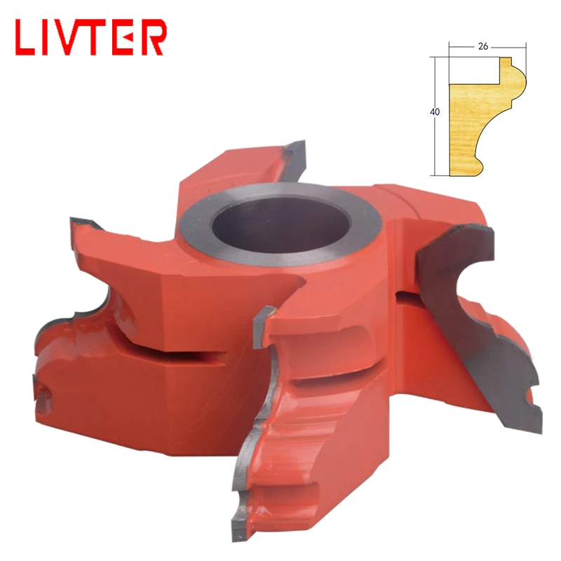 LIVTER 120mm-145mm stair handrail knife blade spiral wood shaper cutter head