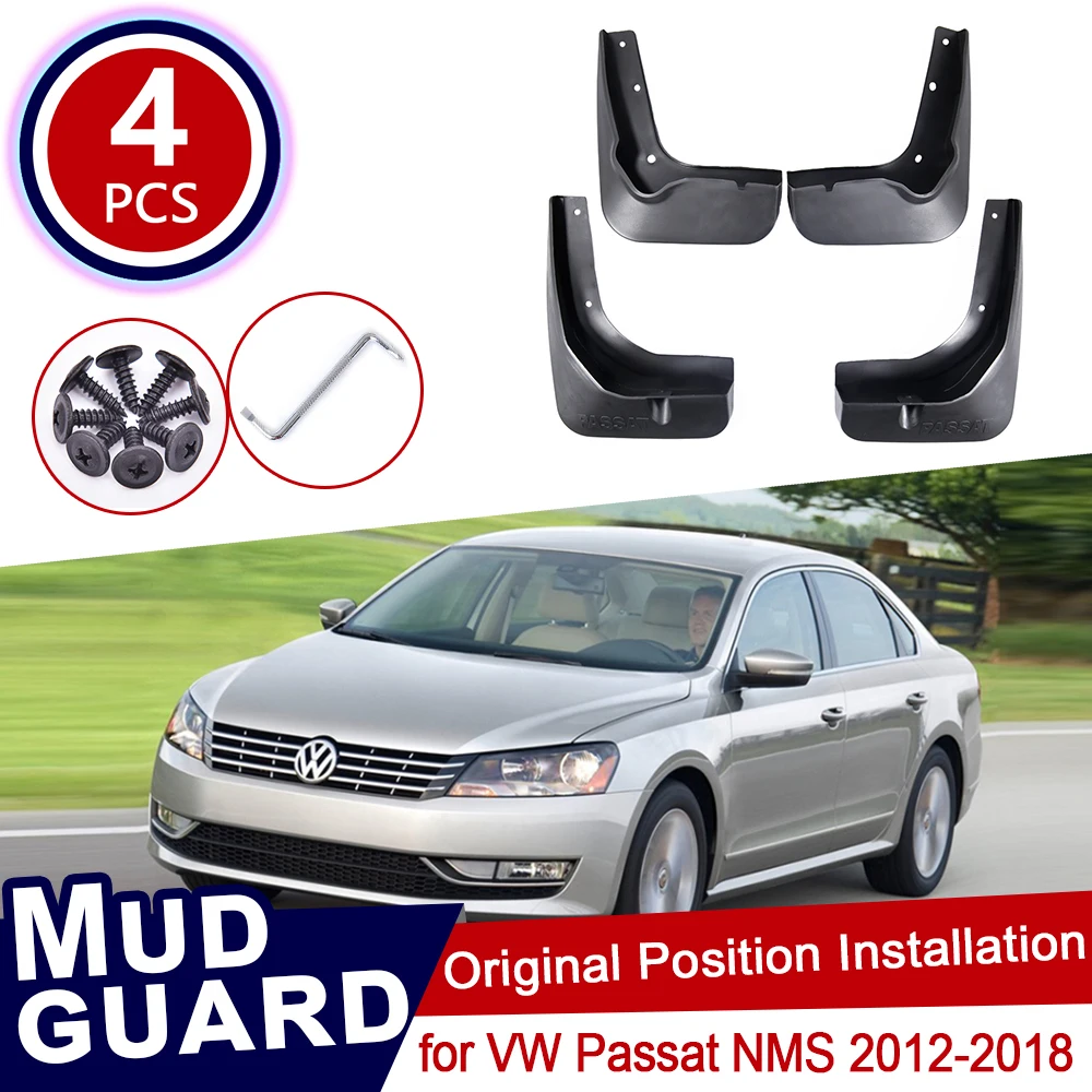 

for Volkswagen VW Passat NMS 2012~2018 Car Mud Flaps Front Rear Mudguard Splash Guards Fender Mudflaps 2013 2014 2015 2016 2017