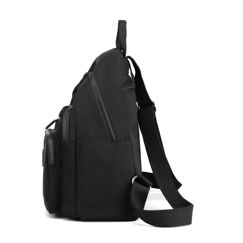 Moda koreański damski plecak na laptopa dziewczęcy szkolny plecak dla nastolatków wodoodporny nylonowy plecak podróżny plecak damski Bolsas — zdjęcie 3