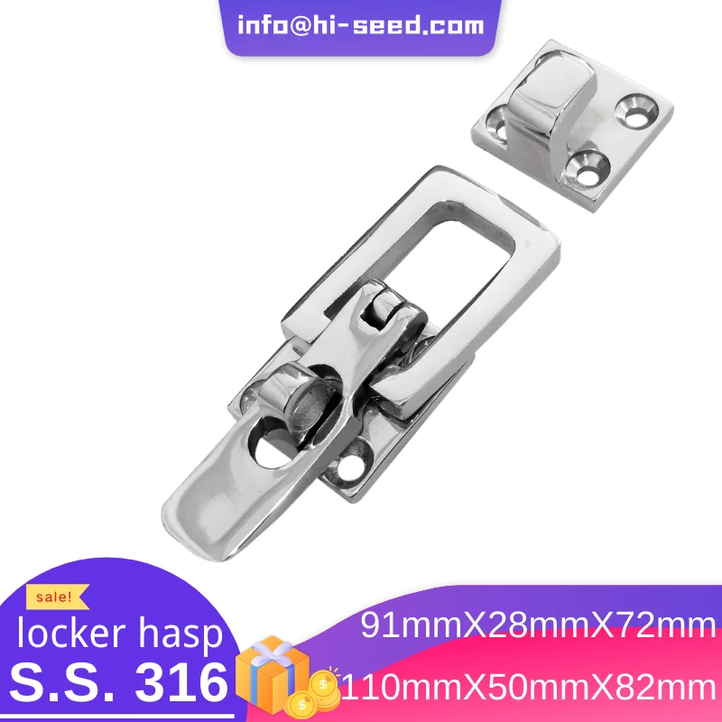 316 Stainless Steel Marine Corrosion-Resistant Cabinet Cabinet Door Hinges Thickened Furniture