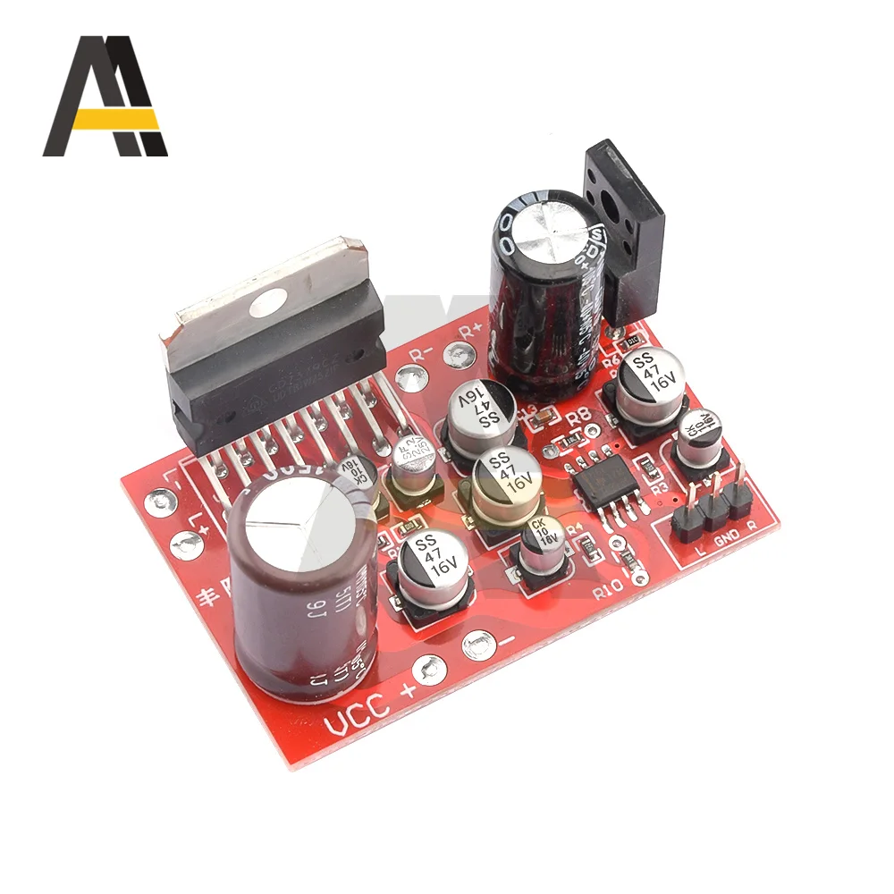 

DC CD7379 38W+38W Stereo Amplifier Board DC 12V w/AD828 Preamp Super Than NE5532 Amplifiers Boards Integrated Circuits