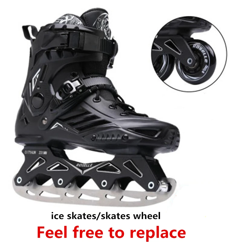 Skate shoes roller skates adult college students men and women figure skates ice skates skates with real skates