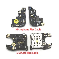 New For Huawei Mate 20 Pro SIM Card Holder Socket Board + Microphone Module Board Antenna Connect Signal Flex Cable