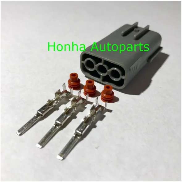 Free shipping 50/100 pcs 3 Pin Male 6195-0012 DL 090 Waterproof Cable Wire Auto Connector Ignition Coil