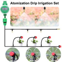 Automatic Garden Watering System 5M-50M  timer Kits Self Garden Irrigation Watering Kits Micro Drip Mist Spray Cooling System