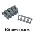 100 rieles curvos