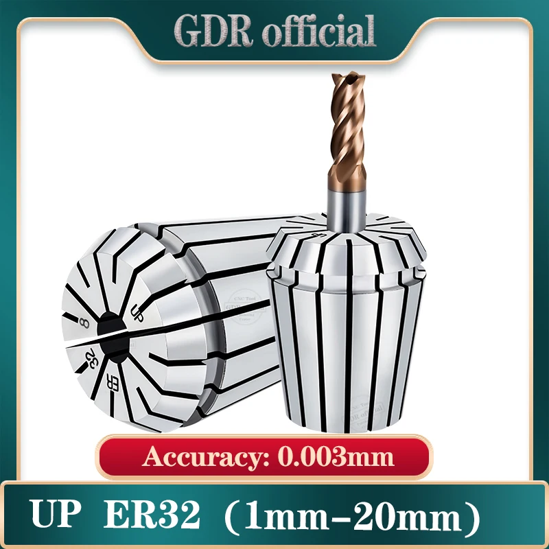 GDR ER32 UP Collet high Precision 0.003 ER Collet chuck ER series Extension rod tool holder bracket tool Collet  chuck