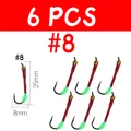 6 piezas talla B 8