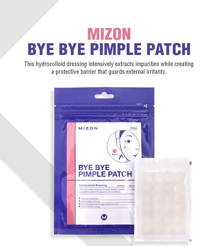 MIZON Bye Bye Pimple Patch Acne Treatment Face Mask Hidden Defects Master Spot Scar Care Korea Cosmetics