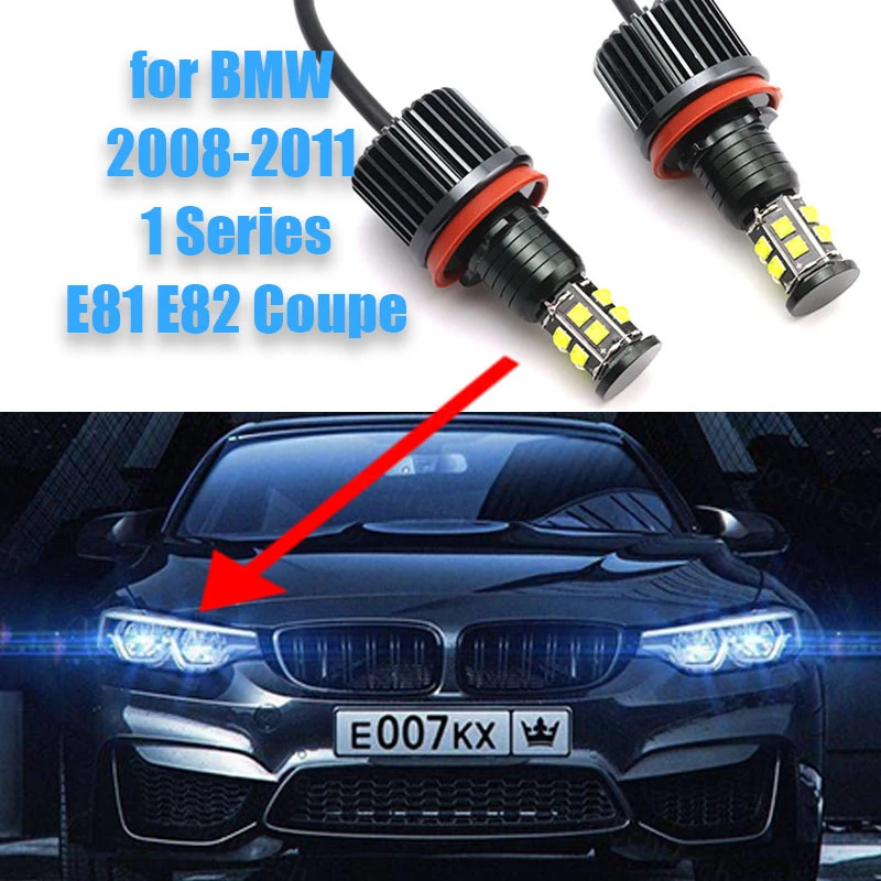 

IP65 Daytime Light 3-year Warranty High Quality for BMW 2008-2011 1 Series E81 E82 Coupe H8 / H11 240W LED Angel Eyes Marker