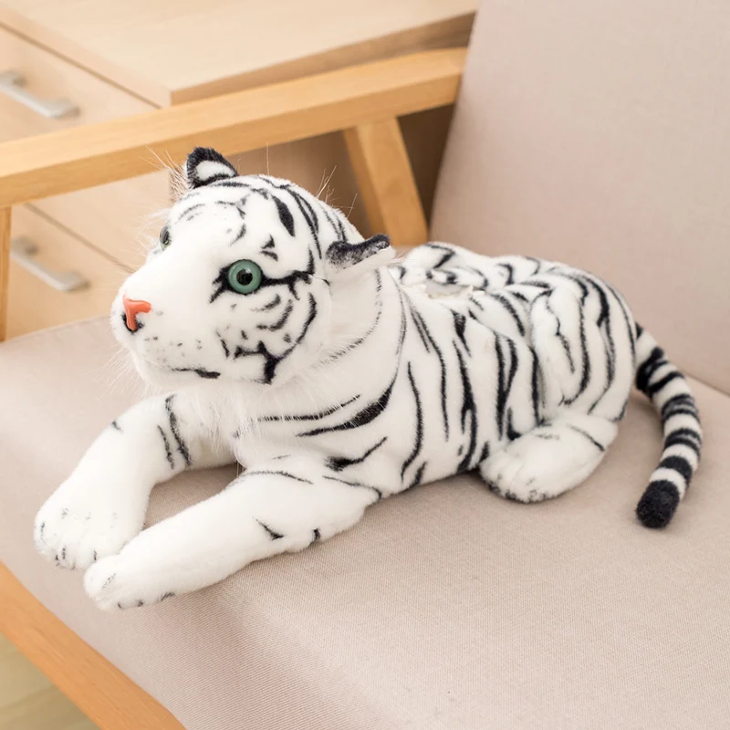 New Style 46CM Simulation Tiger Leopard Dog Plush Toy Tissue Box Durable Home Car Sofa Paper Holder Napkin Pouch Animals Doll