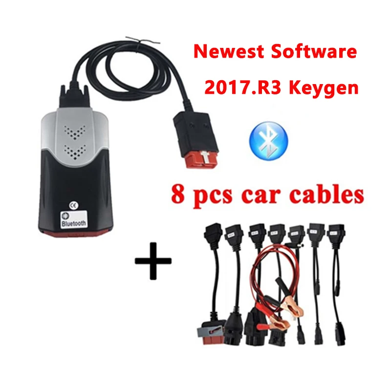 Bluetooth USB Cable 2017R3 Keygen For Delphis 2020 Obd New VCI Repair Auto Obd2 Scanner Cars Truck Professional Diagnostic Tools