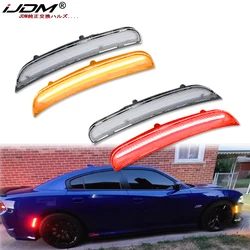 iJDM Car Front/Rear Rear Bumper Side Marker Light For Dodge Charger 2015-2018/Parking Light, Replace OEM Sidemarker Lamps Aber