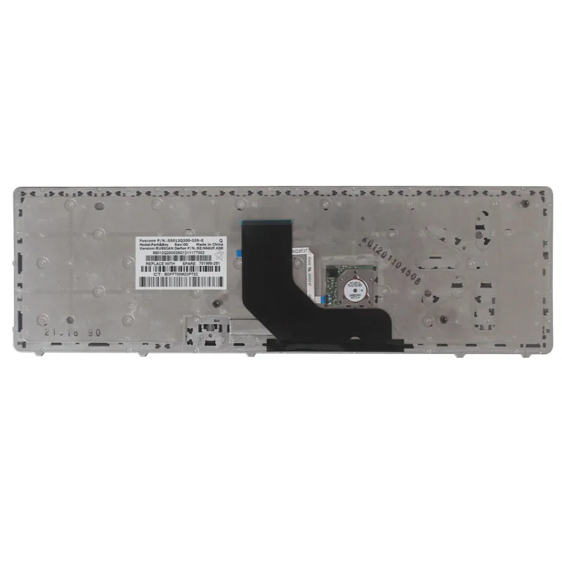 Yeni rusça klavye HP EliteBook 8560p 8570P 8560B 6560b 6565b 6560P RU laptop klavye fare kutup 701986-251