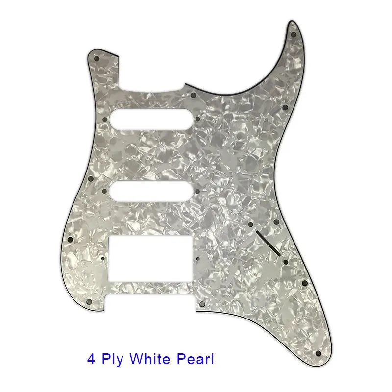 Quality Electric Guitar Parts For USA\\ Mexico Fd Strat 11 Holes HSS PAF Humbucker Guitar Pickguard No Control Hole Scratch Plate