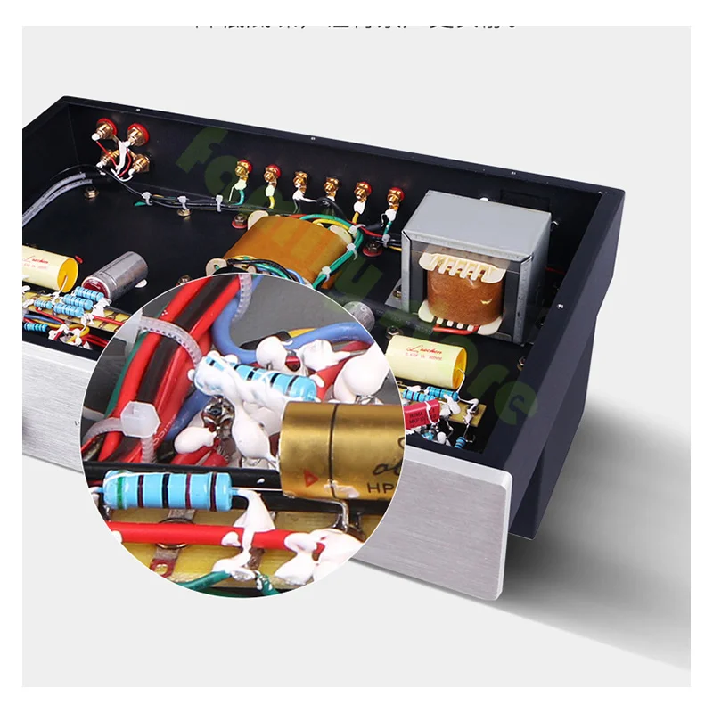 Hot selling quality 88dB KT88-K3 high-power push-pull amplifier, output power 45W×2,frequency response 18Hz--35KHz,distortion 1% image 6