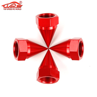 CNC Metal Cone Tyre Retaining Nut Wheel Nut Fit for 1/5 Hpi Rofun Baja 5b 5T SS 5SC Rovan Kingmotor Truck Rc Car Parts