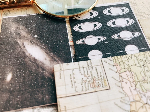 Old Poster Planet Map Stickers Junk Journal Planner Stickers Scrapbooking Vintage Card Decorative Sticker DIY Craft Photo Albums