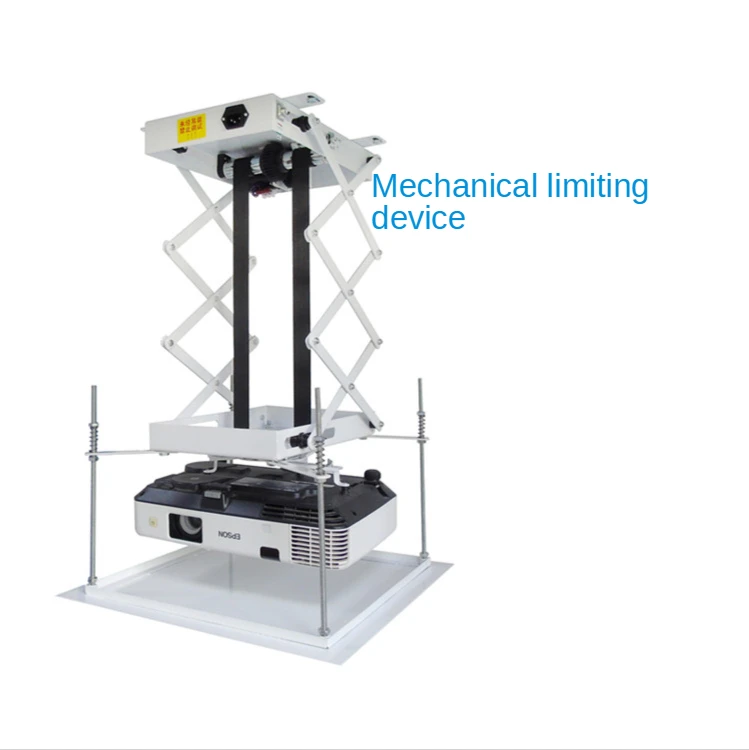Motorized Scissor Projector Lift Projector Bracket 70cm with Wireless Remote Control for Cinema/church Hall/school