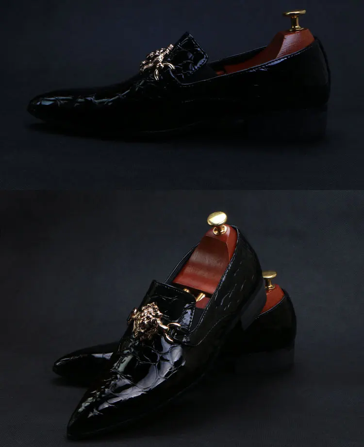 Sommer Neue muster Männer der Schuhe Wies Kalb schuhe Büro Kleid schuhe Krokodil druck Luxus Hochzeit schuhe – Detail 9