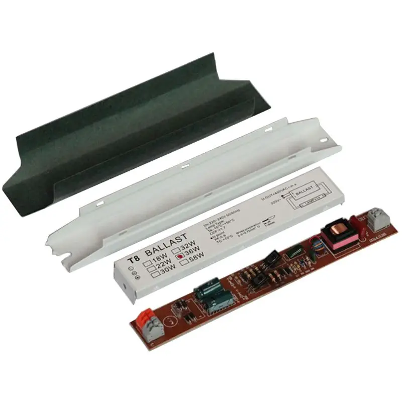 1Pc Universal High Ballast Factor Ballast 2x36W Wide Voltage T8 Instant Start Electronic Fluorescent Lamp Ballast