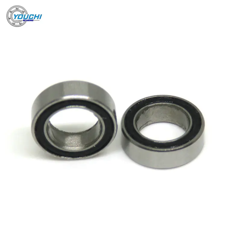 10Pcs 3x8x3 MR83 2RS GRC15 Miniature Ball Bearings L830 MR83 MR83 RS MR83RS 3*8*3 Double Rubber Dust Cover Mini Ball Bearing