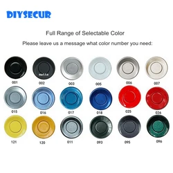 DIYSECUR Only 4pcs 22mm Sensors Assistance Reversing Radar Rrobe Parking Sensors Black Blue Gray Red White Silver Green Yellow