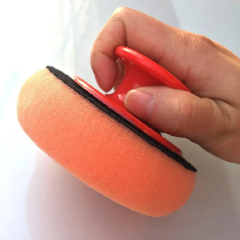 5-piece Set Of Car Polish Sponge Durable Dual-use Cars Wax Applicator Automobile Wash Polishing Pad For Liquid Auto Wax