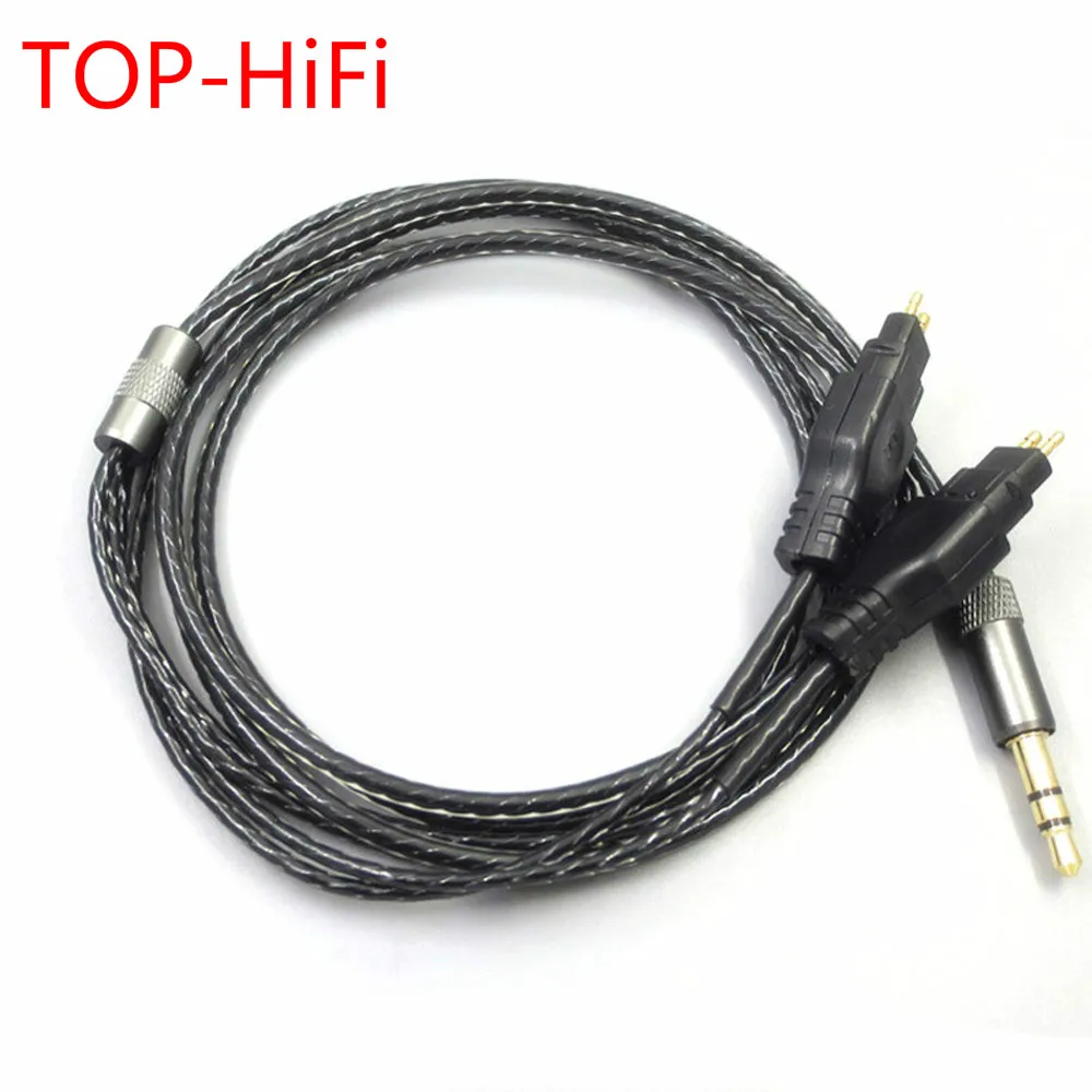 TOP-HiFi 3.5mm Headphone Replacement Cable for  HD414 HD650 HD600 HD580 HD25 Headset  Upgrade Audio Cables