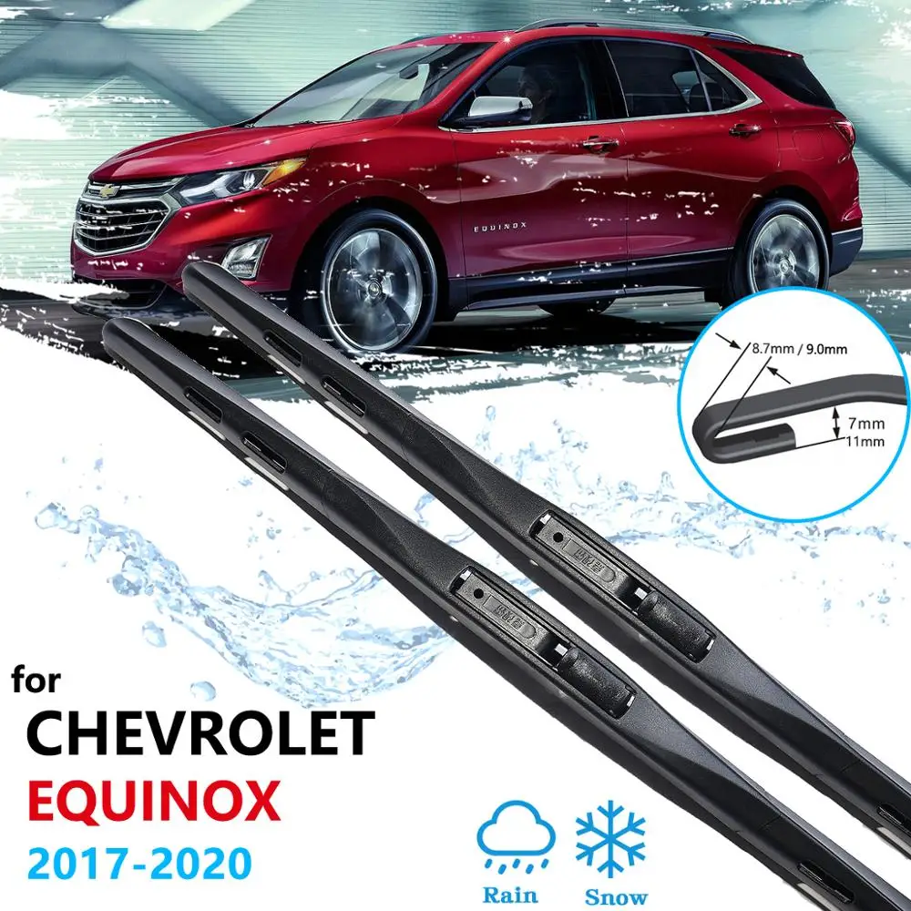 

for Chevrolet Equinox 2017 2018 2019 MK3 3rd Gen 3 Holden Car Wiper Blades Front Windscreen Windshield Wipers Car Accessories