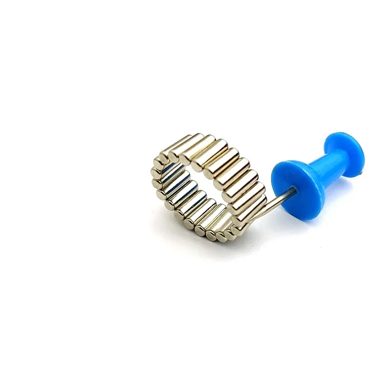 Ndfeb magnético para hall, ímã de 1x0.5 1x1 1.5x0.5 2x1 2x2 2x4 2x6 2x10 2.5x5 3x1.5 3x2 3x3 magnetização n45h de 3x4mm diametricamente magnetizada