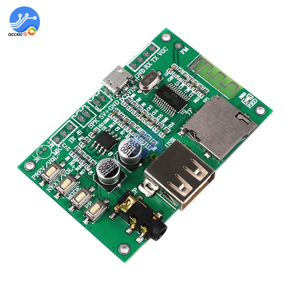 BT201 Dual Mode Bluetooth 5.0 modulo scheda amplificatore Audio supporto scheda TF U Disk Spp porta seriale amplificatore di potenza Lossless
